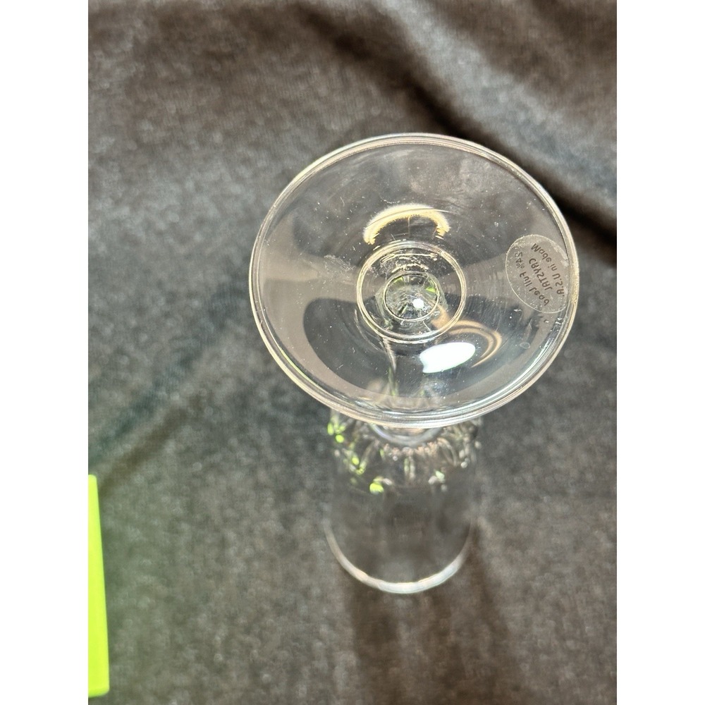 2 Vintage Crystal Toscany Brighton Fluted Champagne Glasses 7 3/4 " X 2 1/8" - Picture 11 of 12